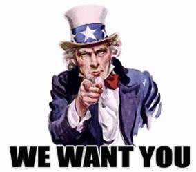 we want you